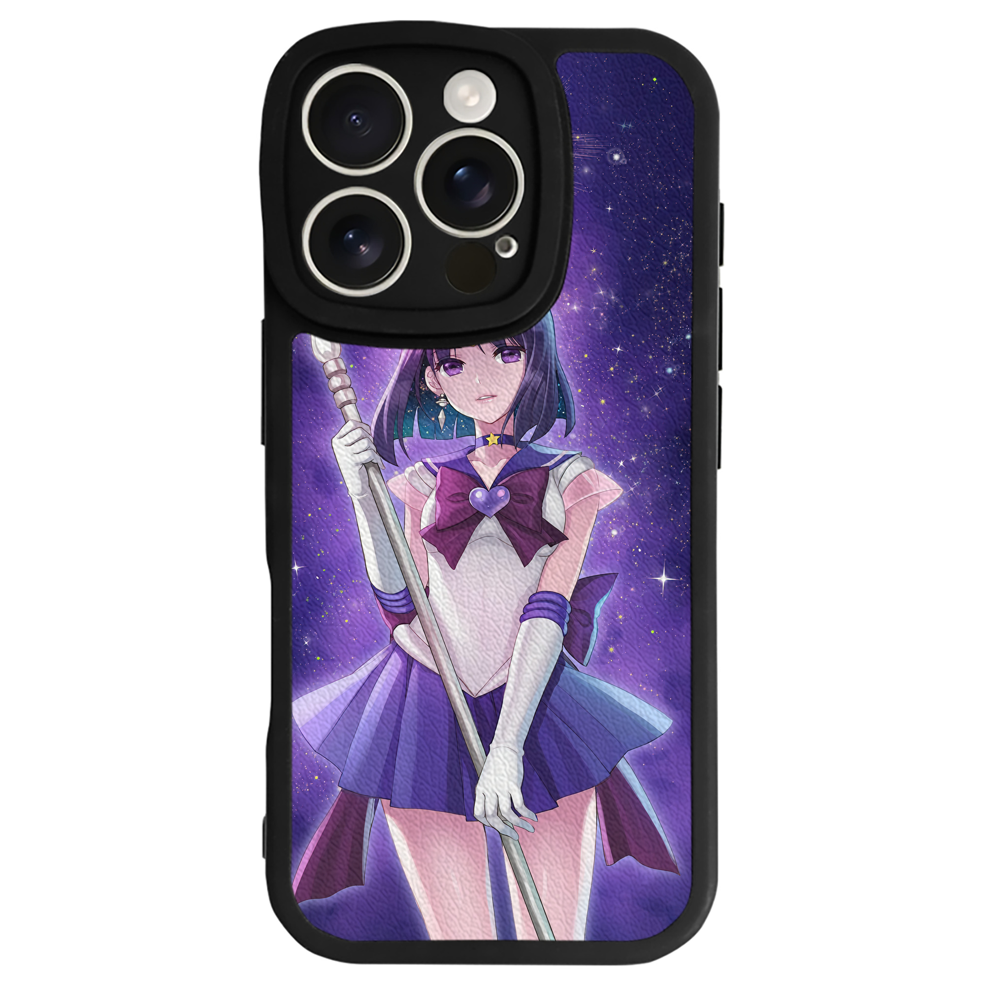 （画像用） 美少女戦士セーラームーン Sailor Moon 【iPhone 16シリーズ対応】シリコンスマホケース（レザー調） 材質：シリコン